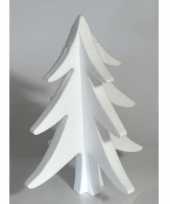 15x knutselmateriaal kerstboom 30 cm styrofoam polystyreen piepschuim