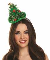 Diadeem met groene kerstboom