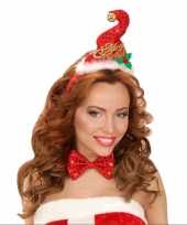 Kerst diadeem mini kerst mutsje met strik