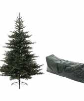 Kerst kunstboom grandis fir 180 cm met opbergzak
