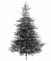 Kerst kunstboom grandis fir besneeuwd 120 cm