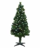 Kerst kunstkerstboom groen inclusief lampjes 150 cm versiering decoratie