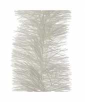 Kerst lametta guirlande winter wit 10 x 270 cm kerstboom versiering decoratie