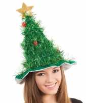 Kerstboom hoedje voor volwassenen